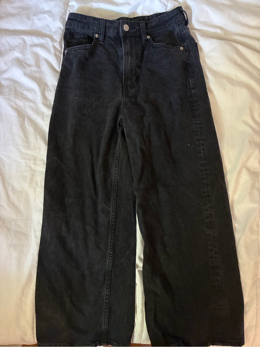 H&M Black Wide-Leg Women's Jeans